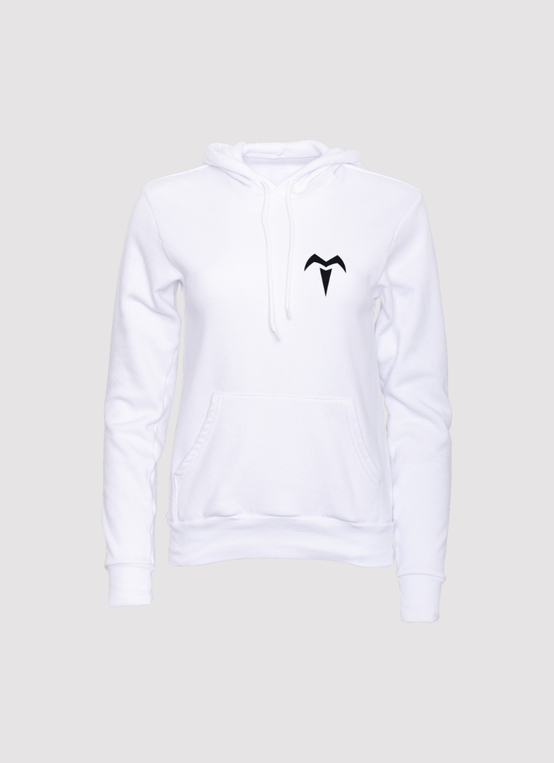 Buzo Treglia Tenis Niño con Capucha Blanco