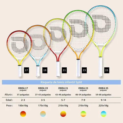 Raqueta Odea Jr 17 - 19 - 21 - 23 - 25