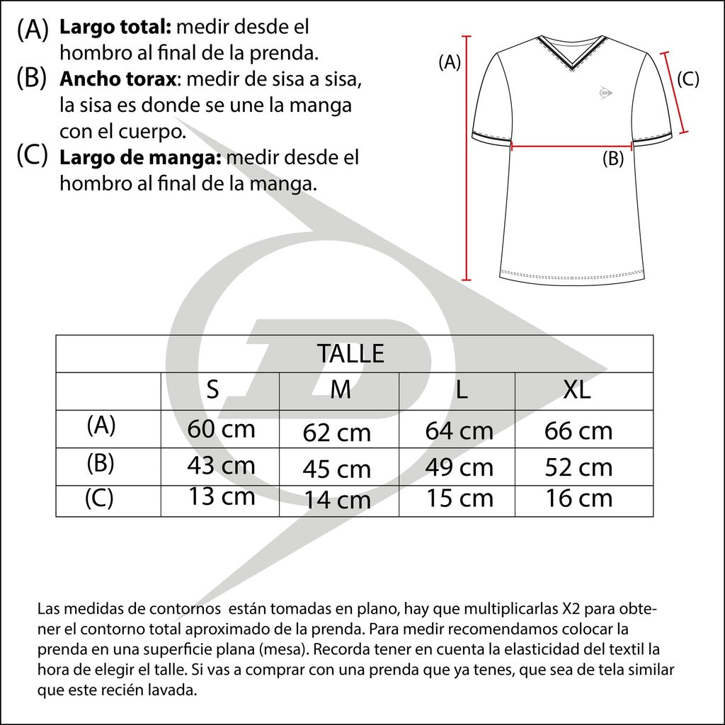 Remera Dunlop Ace Pro Classic Mujer